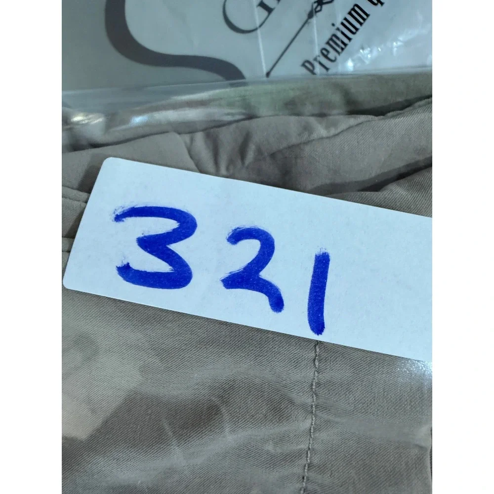 Vineyard Vines Performance Breaker Shorts Mens 40 Khaki Tan Flat Front Logo 321